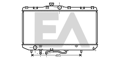 31R71067 EACLIMA Радиатор, охлаждение двигателя