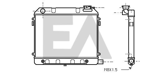 31R54006 EACLIMA Радиатор, охлаждение двигателя