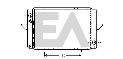 31R60030 EACLIMA Радиатор, охлаждение двигателя