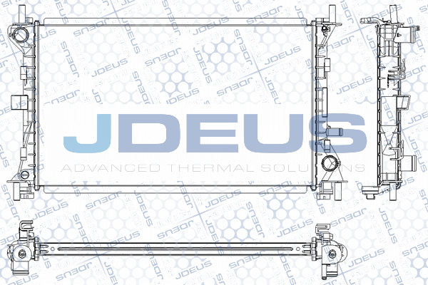 RA0121060 JDEUS Радиатор, охлаждение двигателя