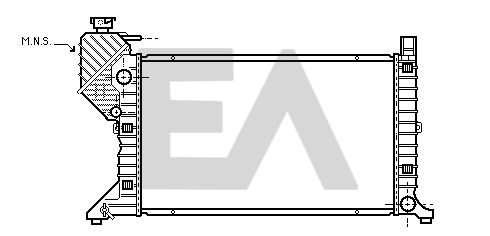 31R50154 EACLIMA Радиатор, охлаждение двигателя