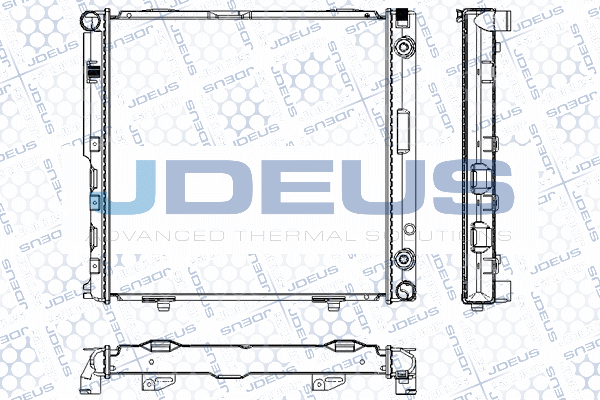 RA0170230 JDEUS Радиатор, охлаждение двигателя