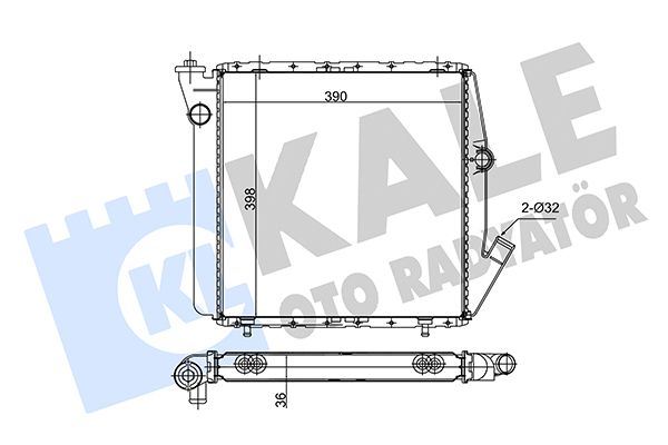 153300 KALE OTO RADYATÖR Радиатор, охлаждение двигателя
