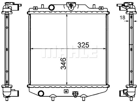 WG2183957 WILMINK GROUP Радиатор, охлаждение двигателя