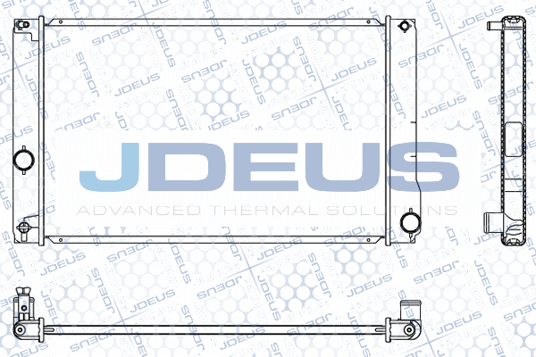 M0280820 JDEUS Радиатор, охлаждение двигателя