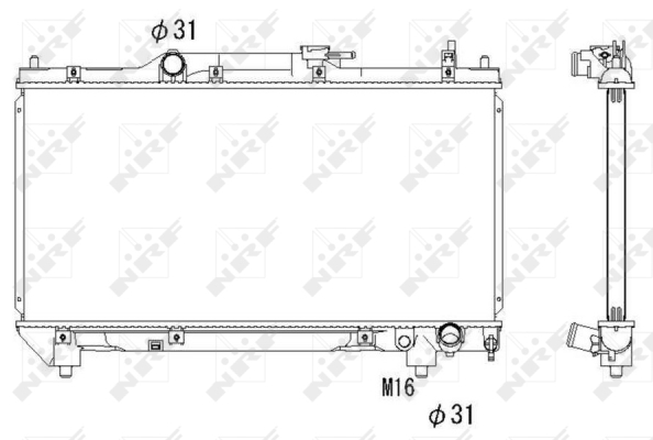 WG1722174 WILMINK GROUP Радиатор, охлаждение двигателя