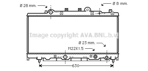 LC2084 PRASCO Радиатор, охлаждение двигателя