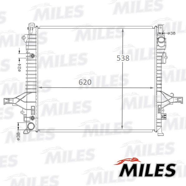 ACRB106 MILES Радиатор, охлаждение двигателя