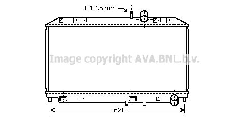 MZ2169 AVA QUALITY COOLING Радиатор, охлаждение двигателя