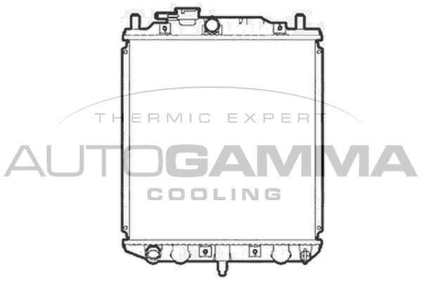 103909 AUTOGAMMA Радиатор, охлаждение двигателя