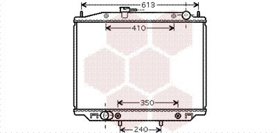 13002303 VAN WEZEL Радиатор, охлаждение двигателя