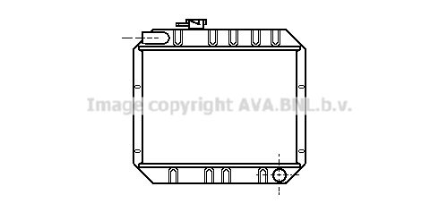 FD2043 AVA QUALITY COOLING Радиатор, охлаждение двигателя