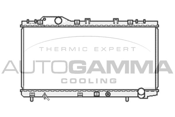 104720 AUTOGAMMA Радиатор, охлаждение двигателя