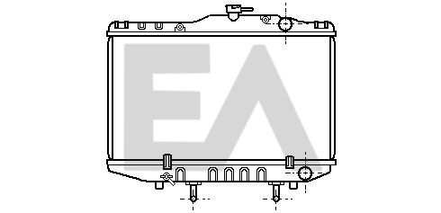 31R71033 EACLIMA Радиатор, охлаждение двигателя