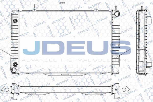 RA0310550 JDEUS Радиатор, охлаждение двигателя