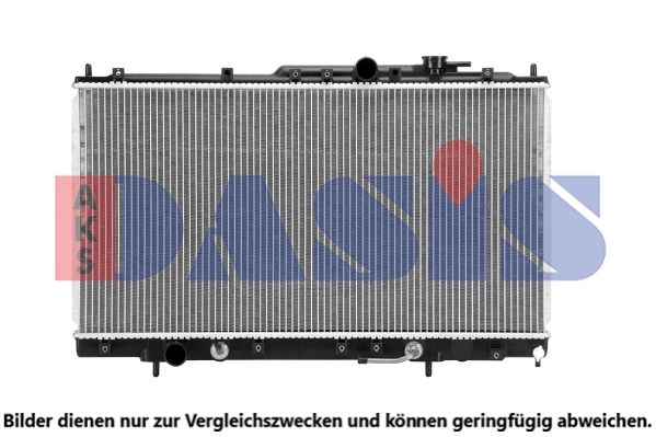 140117N AKS DASIS Радиатор, охлаждение двигателя