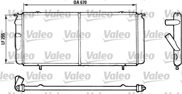 730017 VALEO Радиатор, охлаждение двигателя