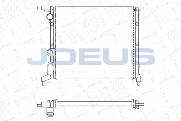 M0230401 JDEUS Радиатор, охлаждение двигателя