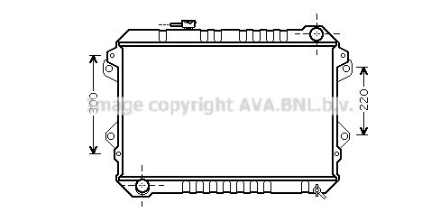 MZ2232 AVA QUALITY COOLING Радиатор, охлаждение двигателя