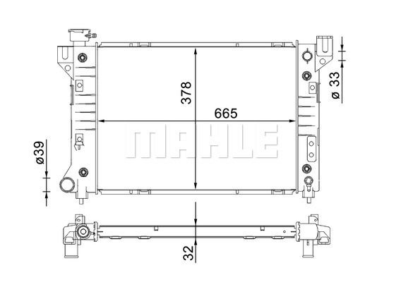 WG2182765 WILMINK GROUP Радиатор, охлаждение двигателя