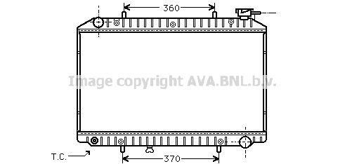 DNA2171 PRASCO Радиатор, охлаждение двигателя