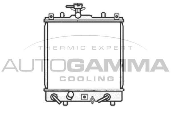 104700 AUTOGAMMA Радиатор, охлаждение двигателя