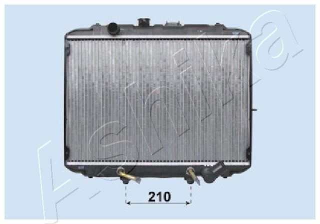 RDA283058 ASHIKA Радиатор, охлаждение двигателя