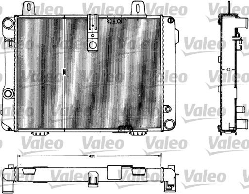 883504 VALEO Радиатор, охлаждение двигателя