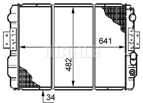 WG2183841 WILMINK GROUP Радиатор, охлаждение двигателя