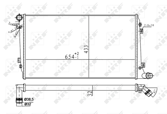 WG1722622 WILMINK GROUP Радиатор, охлаждение двигателя