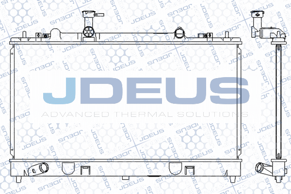 M0160290 JDEUS Радиатор, охлаждение двигателя