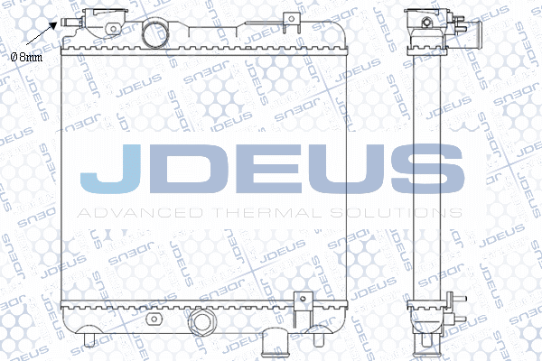 M0250031 JDEUS Радиатор, охлаждение двигателя