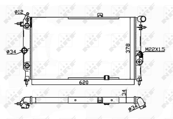 WG1723593 WILMINK GROUP Радиатор, охлаждение двигателя