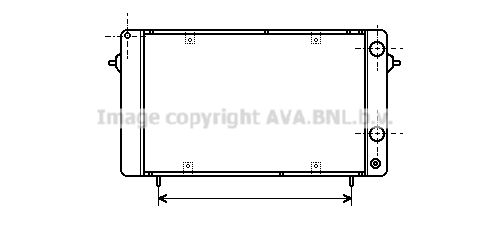 RT2050 AVA QUALITY COOLING Радиатор, охлаждение двигателя