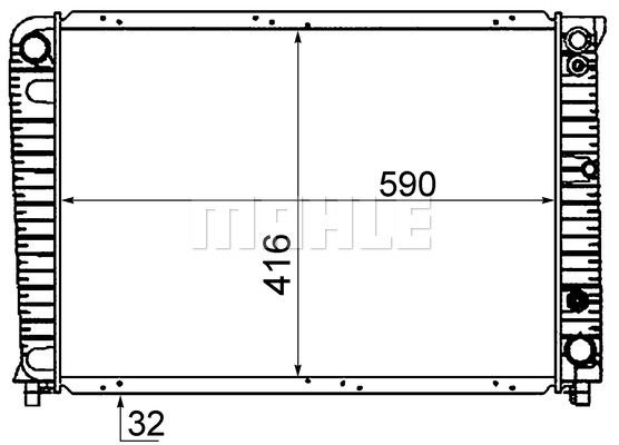 WG2183861 WILMINK GROUP Радиатор, охлаждение двигателя