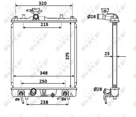 WG1722726 WILMINK GROUP Радиатор, охлаждение двигателя