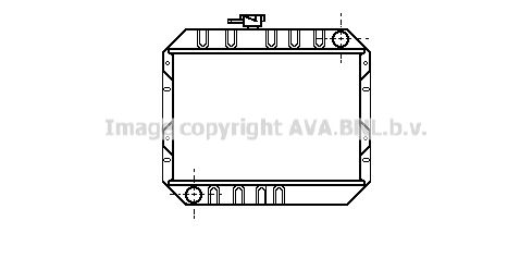 FD2011 AVA QUALITY COOLING Радиатор, охлаждение двигателя