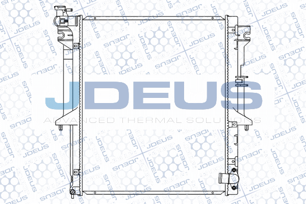 M0180450 JDEUS Радиатор, охлаждение двигателя