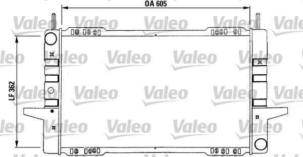 730532 VALEO Радиатор, охлаждение двигателя