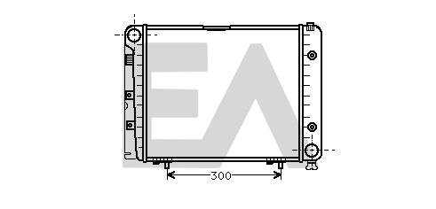 31R50111 EACLIMA Радиатор, охлаждение двигателя