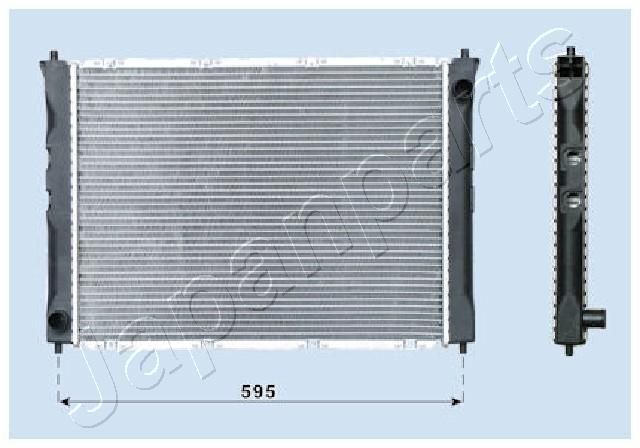 RDA012042 JAPANPARTS Радиатор, охлаждение двигателя