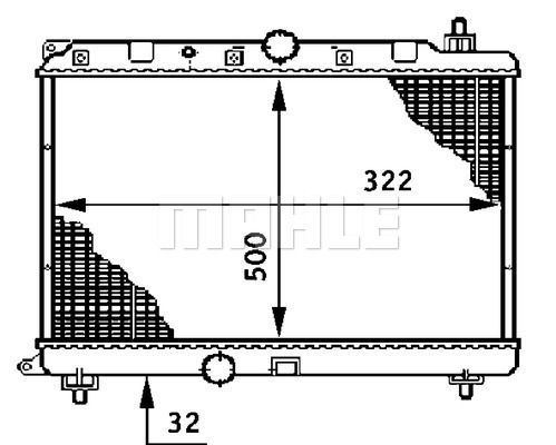 WG2183067 WILMINK GROUP Радиатор, охлаждение двигателя