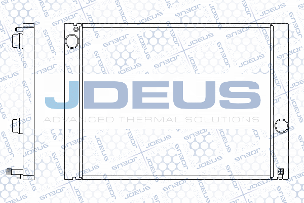 005M22 JDEUS Радиатор, охлаждение двигателя