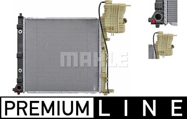 CR680000P MAHLE Радиатор, охлаждение двигателя