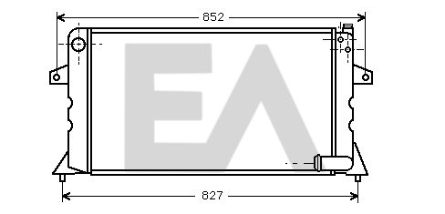 31R05004 EACLIMA Радиатор, охлаждение двигателя