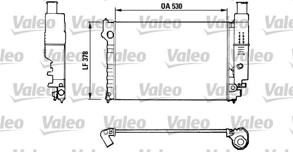 816554 VALEO Радиатор, охлаждение двигателя