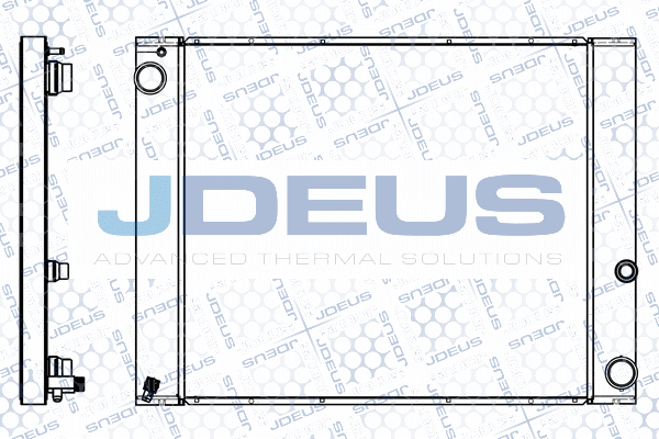 M002043A JDEUS Радиатор, охлаждение двигателя