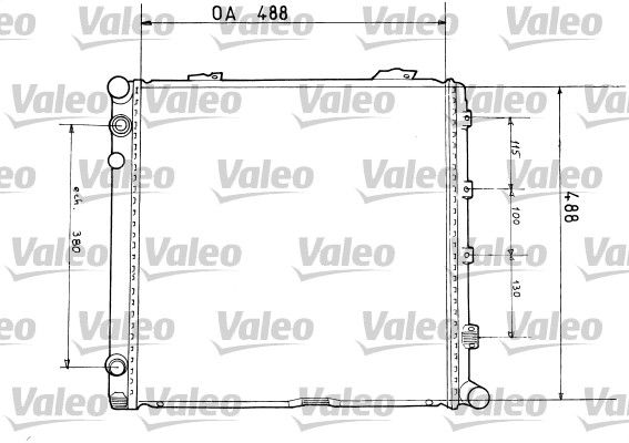 819373 VALEO Радиатор, охлаждение двигателя