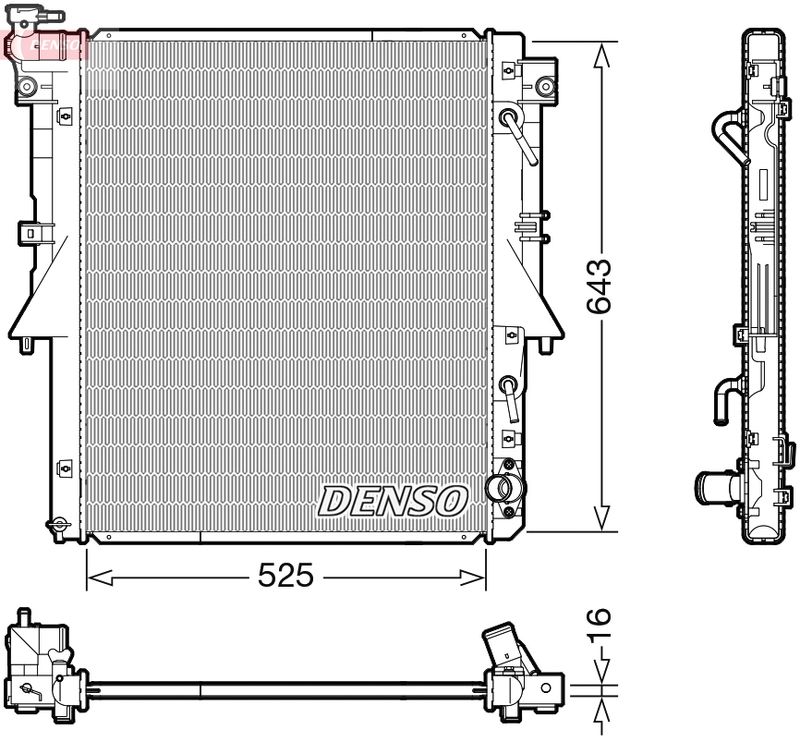 WG2270674 WILMINK GROUP Радиатор, охлаждение двигателя