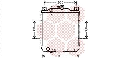 52002018 VAN WEZEL Радиатор, охлаждение двигателя